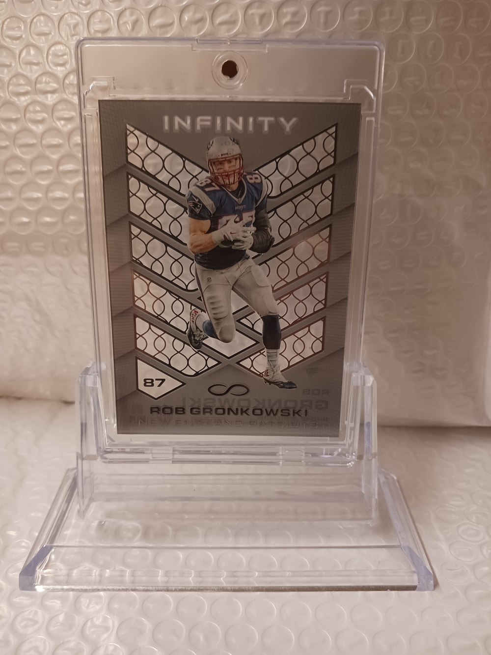 2016 Infinity Acetate Rob Gronkowski Football Card Display - Clear View